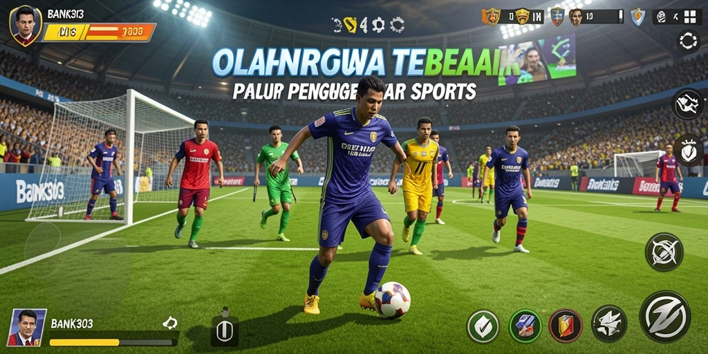 Tampilan gameplay menarik dari BANK303 saat pertandingan olahraga.
