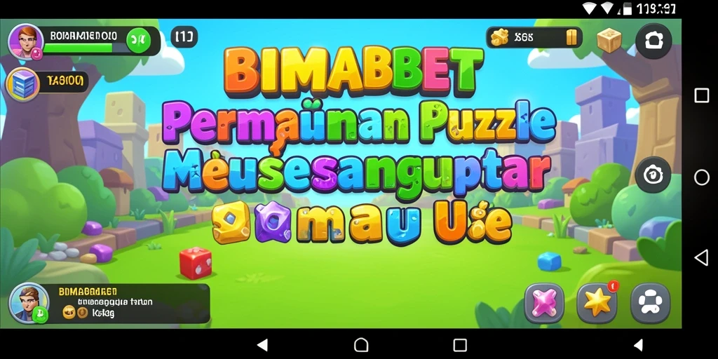 Tampilan menarik gameplay puzzle BIMABET yang menantang.