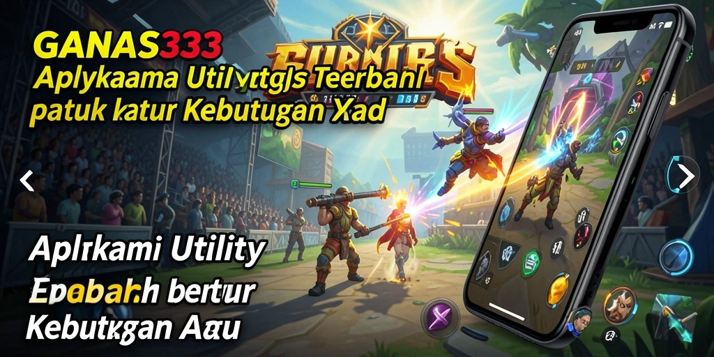 Tampilan utama GANAS33 dengan fitur-fitur Utility yang menarik.