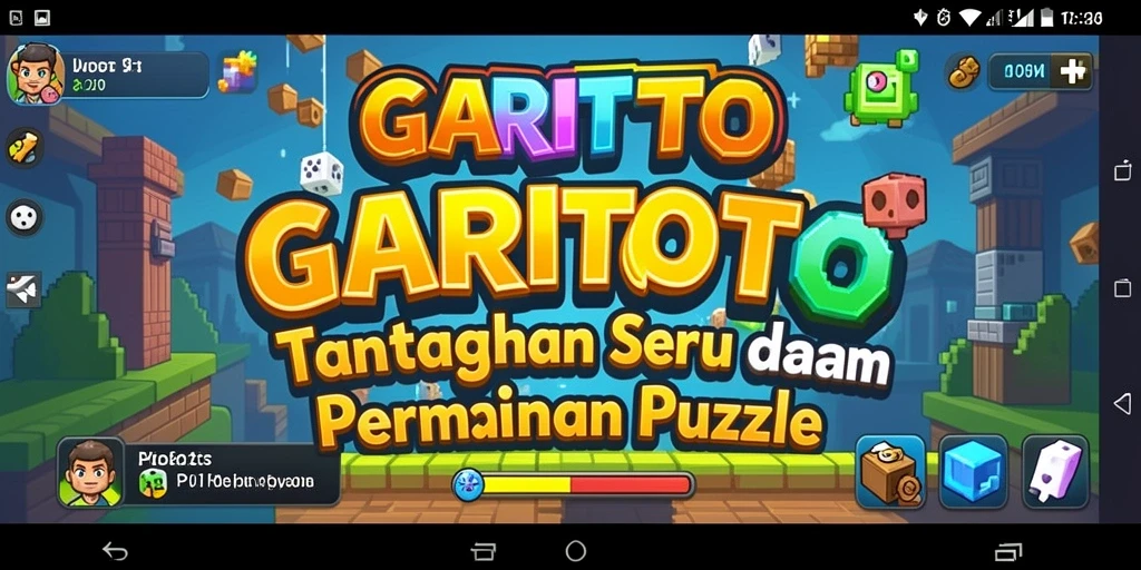 Screenshot GARITOTO yang menampilkan gameplay puzzle yang menarik dan menantang.