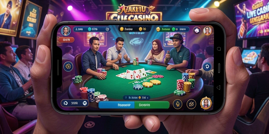 Gameplay Live Casino ID678 dengan dealer profesional yang interaktif.
