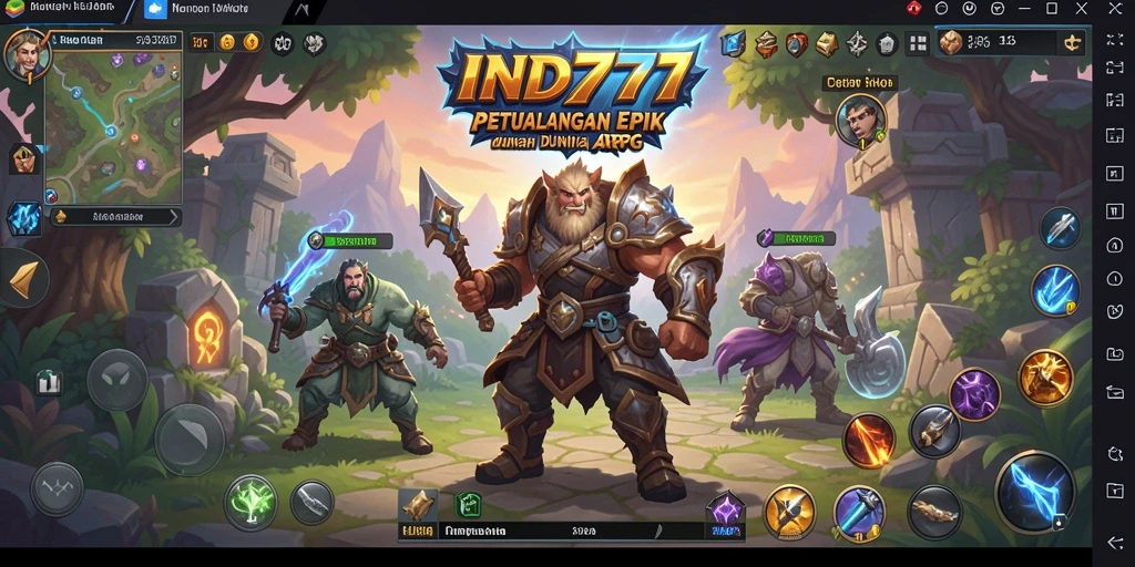 Screenshot gameplay IND777 menampilkan aksi petualangan yang menakjubkan.