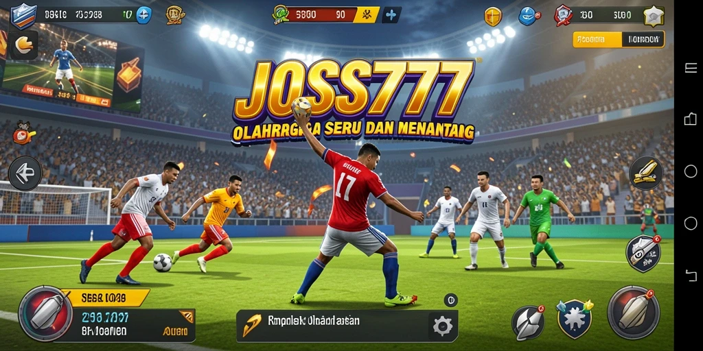 Tampilan gameplay seru di JOSS777 dengan berbagai cabang olahraga.
