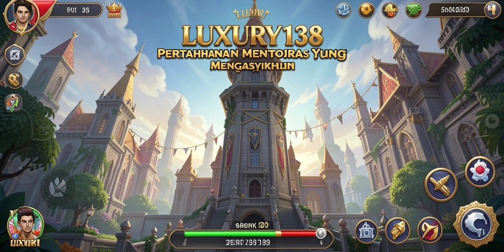 Gim Tower Defense yang menegangkan dan visual yang menarik.