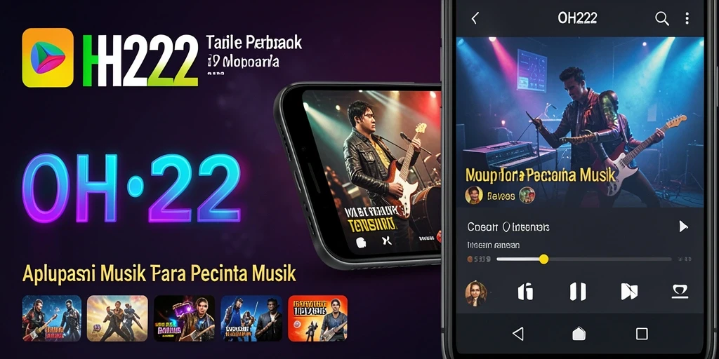 Tampilan gameplay OH222 yang interaktif dan menarik bagi para pecinta musik.