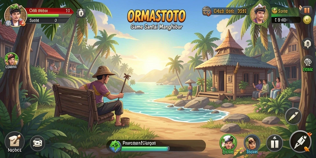 Tampilan gameplay ORMASTOTO yang menarik dan menghibur.