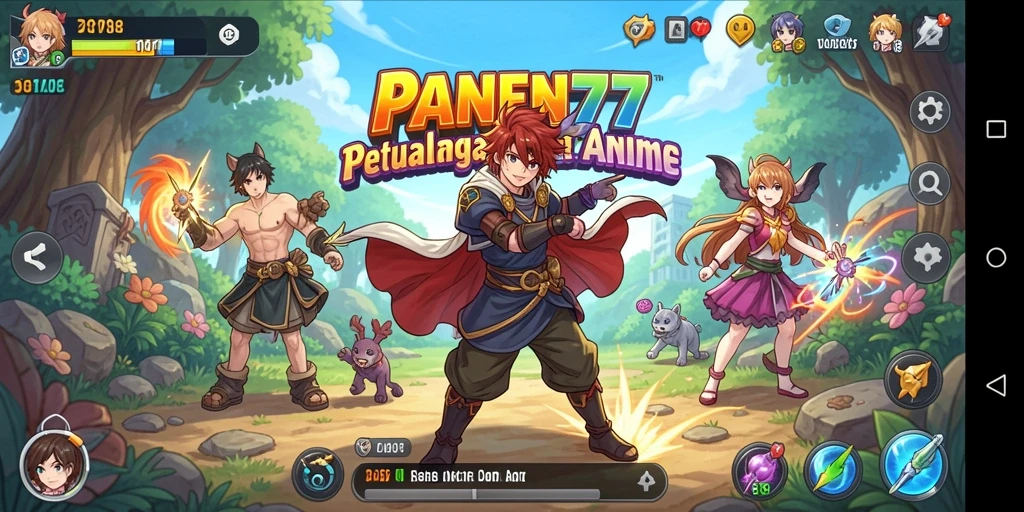 Tampilan segar dan penuh warna dari gameplay PANEN77.