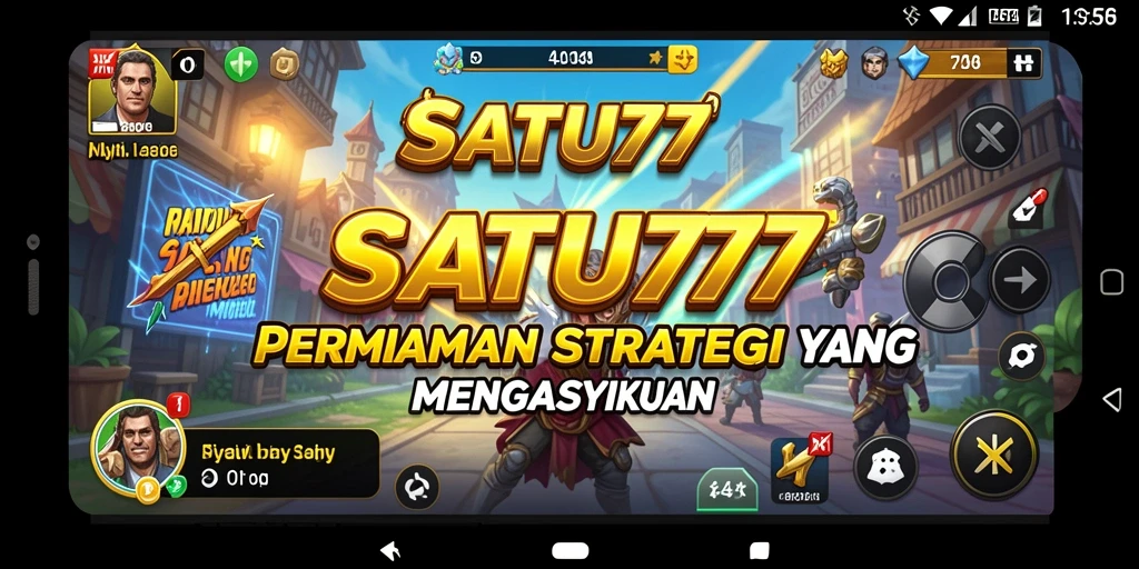 Screenshot gameplay SATU77 yang menunjukkan pertarungan strategis yang intens.