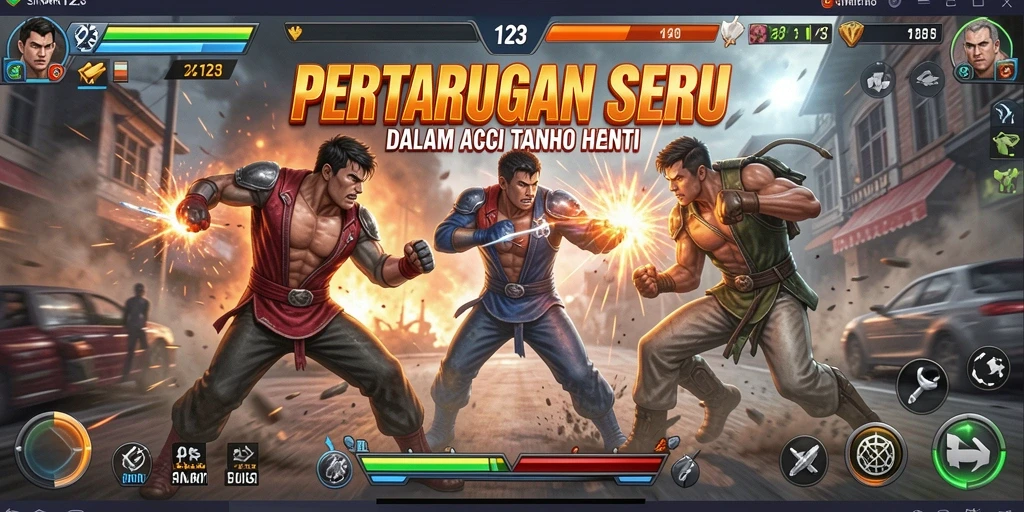 Tampilan gameplay SINAR123 yang intens dan menegangkan.