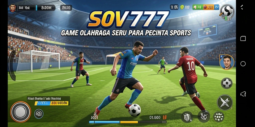 Tampilan gameplay <strong>SOV777</strong> yang menegangkan dan penuh aksi dalam pertandingan olahraga.
