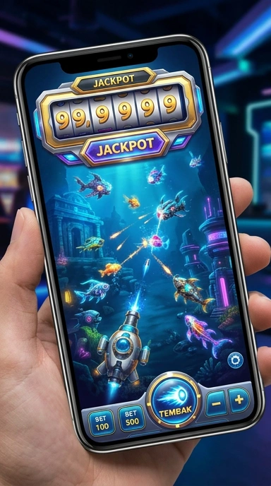 Screenshot tampilan utama aplikasi lucky777.